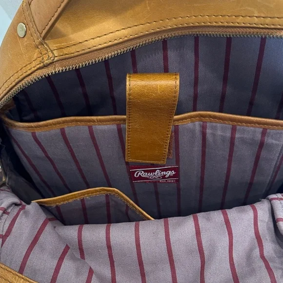 Rawlings Leather Backpack - Brown - Picture 4 of 11
